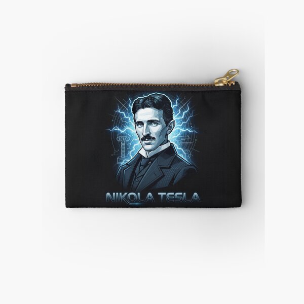Item preview, Nikola Tesla Electric Genius Portrait designed and sold by Owcomm.