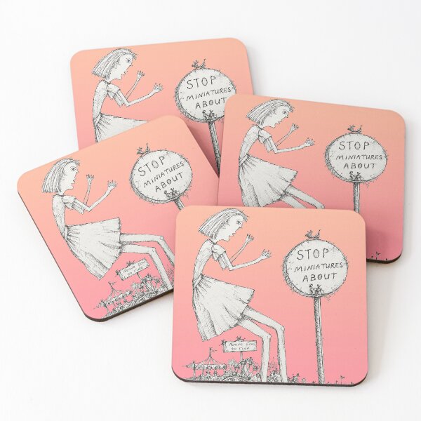 Item preview, Stop Miniatures About in Pink  designed and sold by Soniawithani.