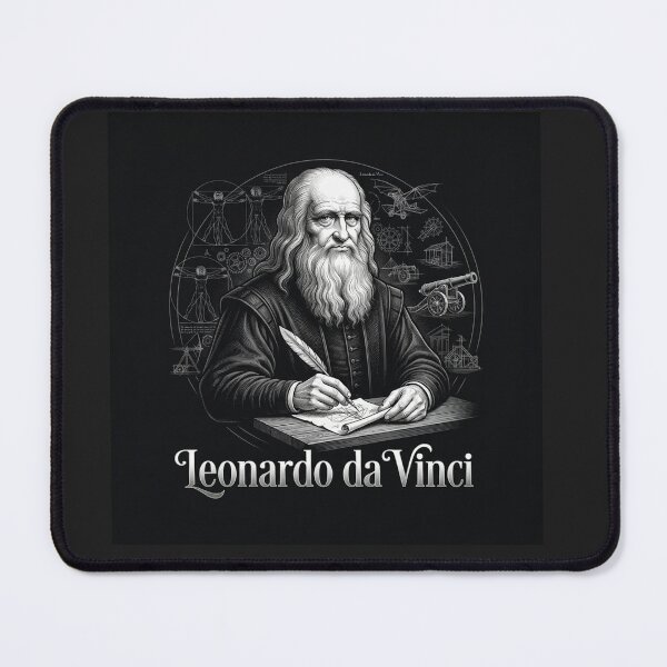 Item preview, Leonardo da Vinci Renaissance Master Inventor Portrait designed and sold by Owcomm.