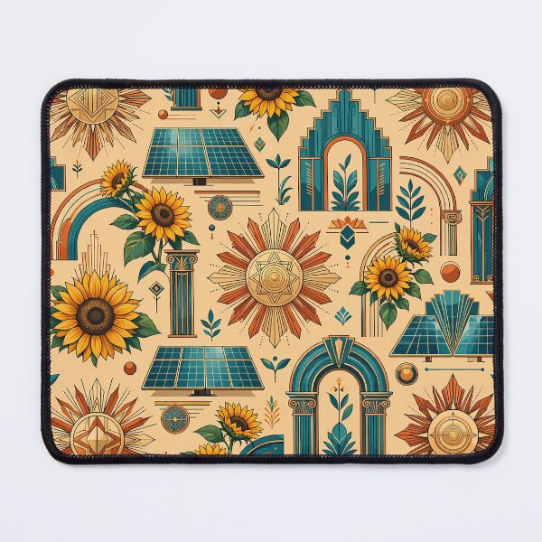 Item preview, Solar Punk Paradise — Retro Futurist Sun Pattern | Hashola Designs designed and sold by Hashola Designs.