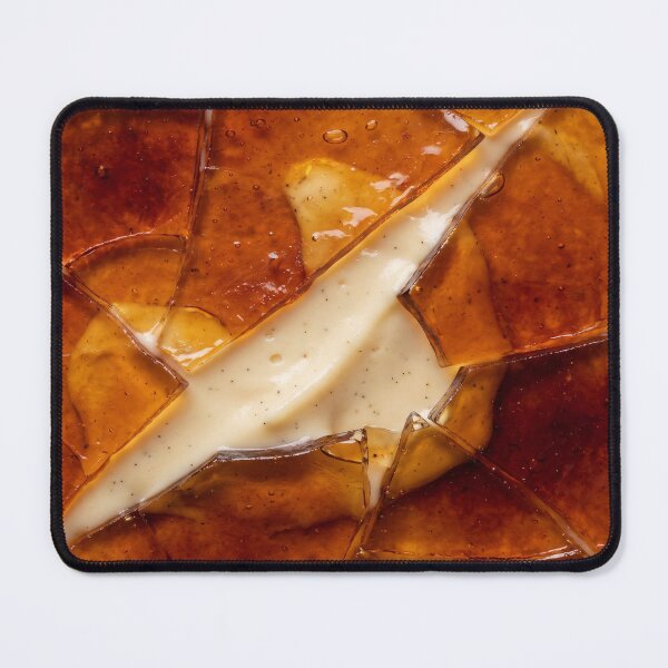 Item preview, Burnt Sugar Custard Beneath a Glassy Caramel Crack designed and sold by ASSEMBLE WONDER.