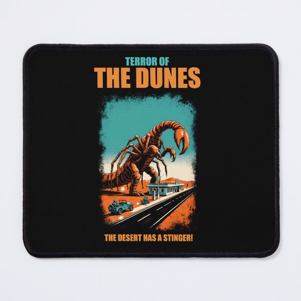 Item preview, Terror of the Dunes Giant Scorpion Retro B Movie Poster designed and sold by Stupid Shirts.