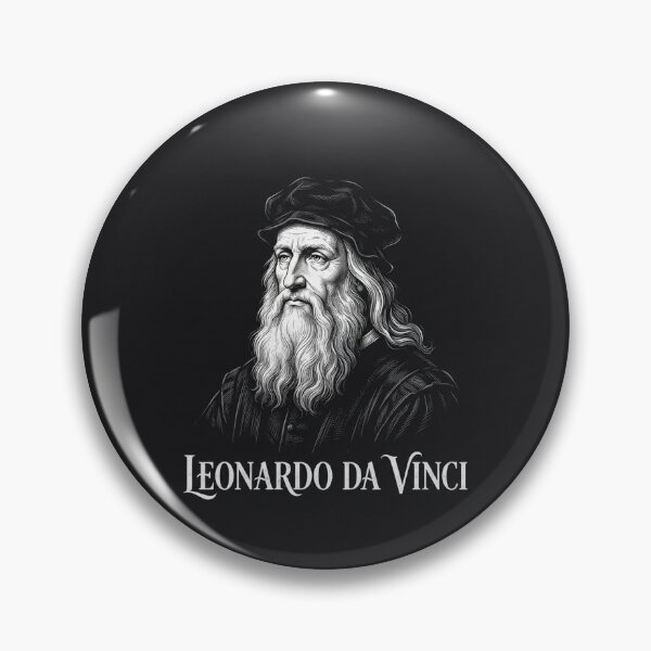 Artikelvorschau, Leonardo da Vinci Renaissance-Meisterporträt-Illustration entworfen und verkauft von Owcomm.