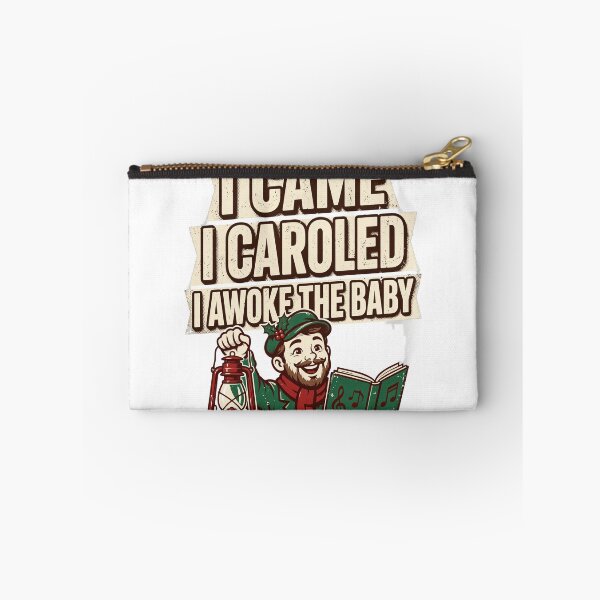 Artikelvorschau, I Came I Caroled I Awoke The Baby - Funny Christmas Caroling Shirt entworfen und verkauft von KERK Art and Design.