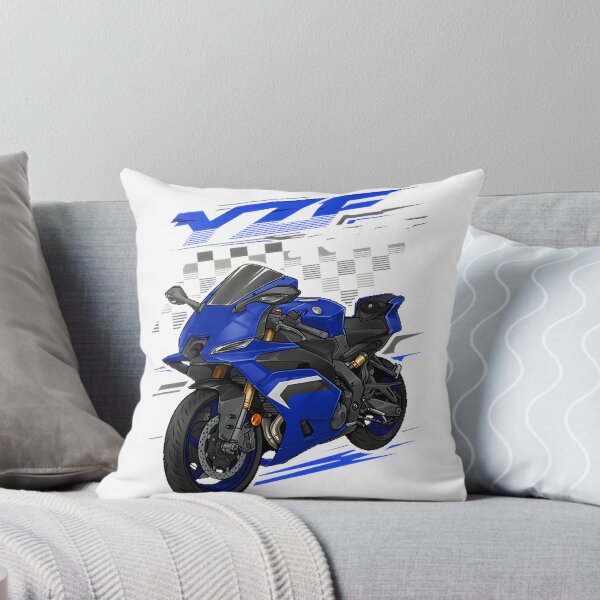 Item preview, Yamaha YZF R Blue Motorcycle Design for Riders and Enthusiasts designed and sold by area51design.