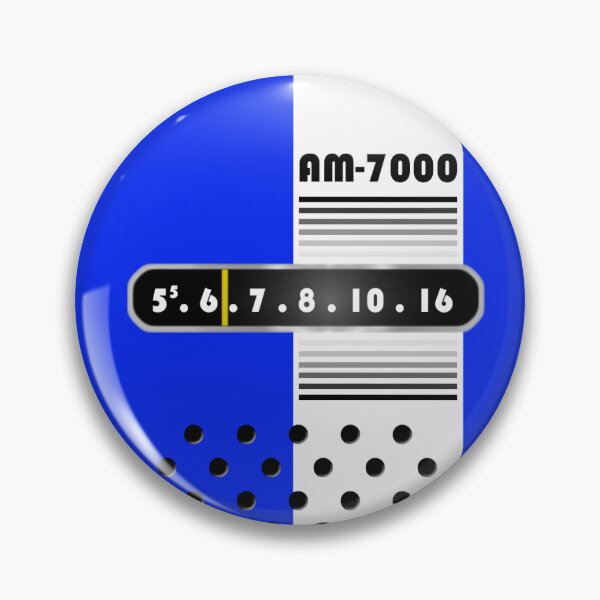 Item preview, Transistor Radio - 70s Royal Blue with White Stripe designed and sold by ubiquitoid.