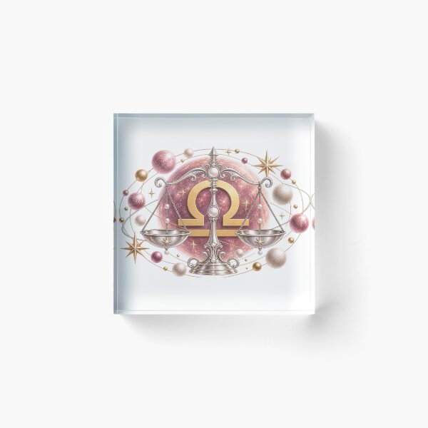 Item preview, Libra Zodiac Scales Art designed and sold by tmoca.