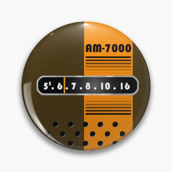 Item preview, Transistor Radio - 70s Mocha Brown with Orange Stripe designed and sold by ubiquitoid.