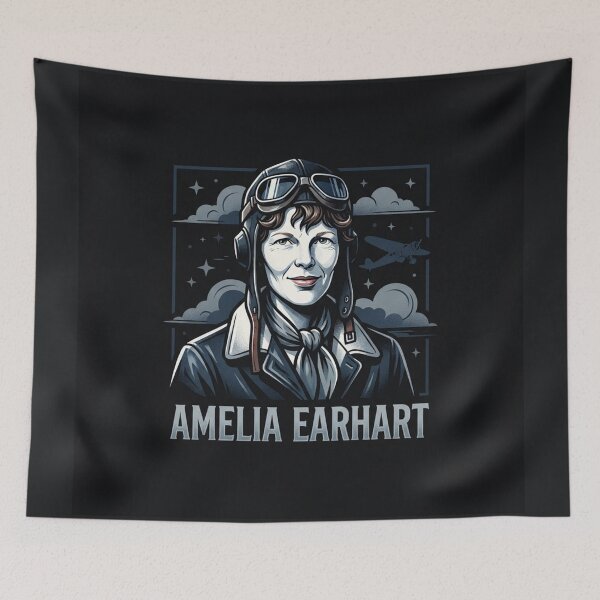 Item preview, Amelia Earhart Aviator Pioneer Portrait    designed and sold by Owcomm.