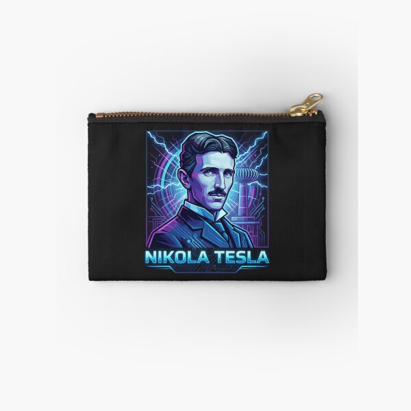 Item preview, Nikola Tesla Electric Genius Portrait Illustration designed and sold by Owcomm.