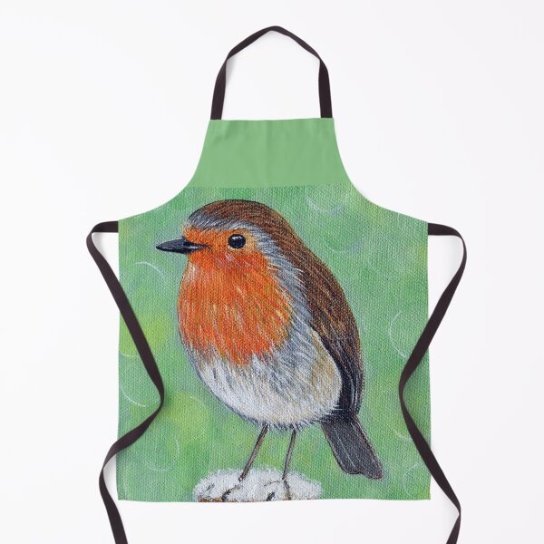 Item preview, Snow Day Robin Painting designed and sold by Art by Kirsten Sneath.
