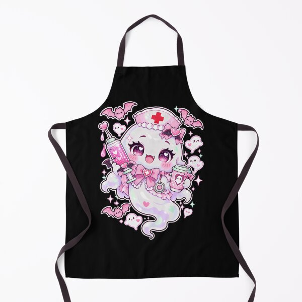 Item preview, Kawaii Nurse Ghost Pastel Goth Halloween designed and sold by justinhmorton.