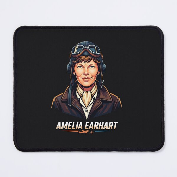 Item preview, Amelia Earhart Aviator Pilot Portrait Illustration    designed and sold by Owcomm.