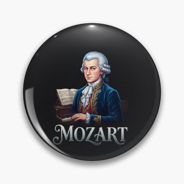 Item preview, Wolfgang Amadeus Mozart Classical Composer Portrait designed and sold by Owcomm.