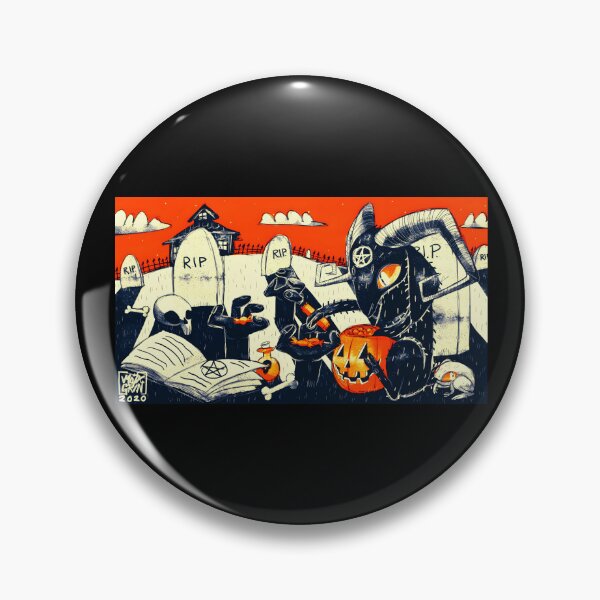 Item preview, Spooky Halloween Demon with Pumpkin and Candies designed and sold by Baby-Care.