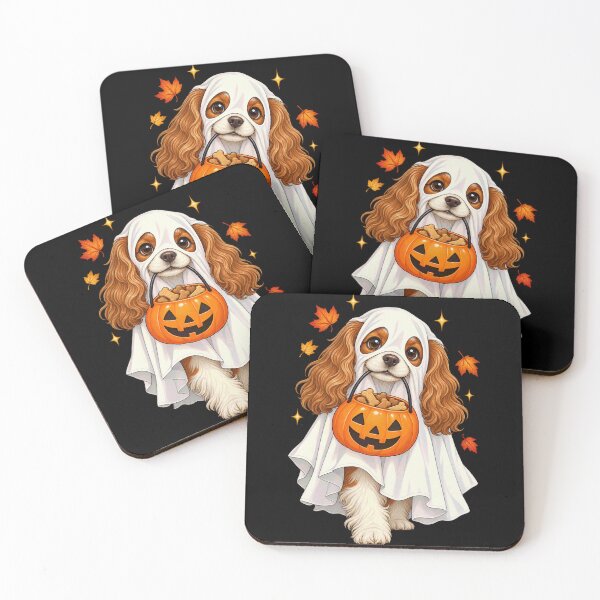 Item preview, Cute Ghost Cavalier King Charles Spaniel Halloween designed and sold by justinhmorton.
