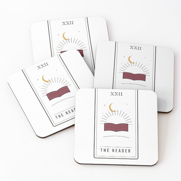 Item preview, The Reader Tarot Card - Witchy Book Lover Moon designed and sold by Rilindi.