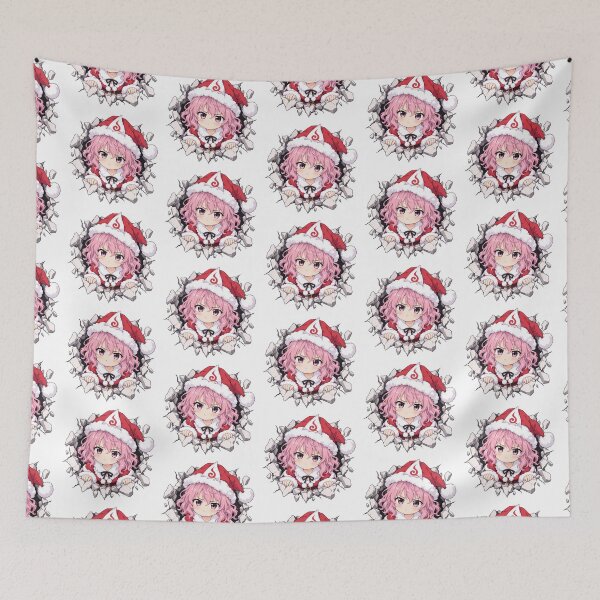 Artikelvorschau, Yuyuko Saigyouji Touhou Weihnachtswand-Durchbruch entworfen und verkauft von mildaclairmo.
