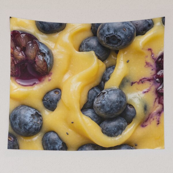 Item preview, Blueberry and Lemon Curd Between Poppy Seeds designed and sold by ASSEMBLE WONDER.
