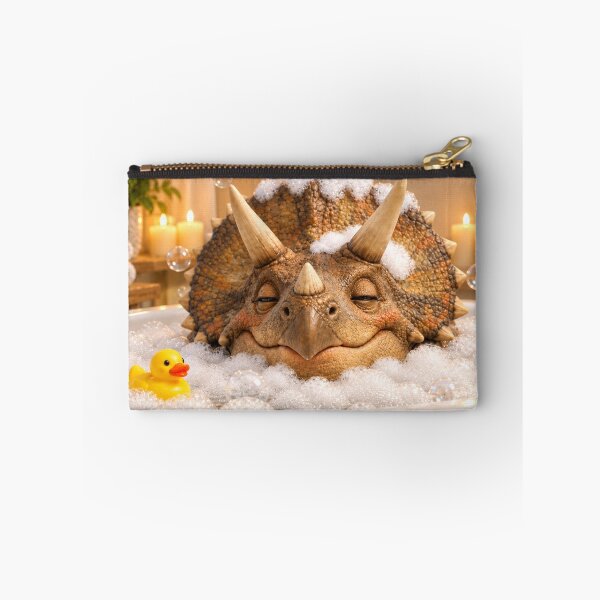 Item preview, Playful Triceratops Bubble Bath designed and sold by Sillytoe.