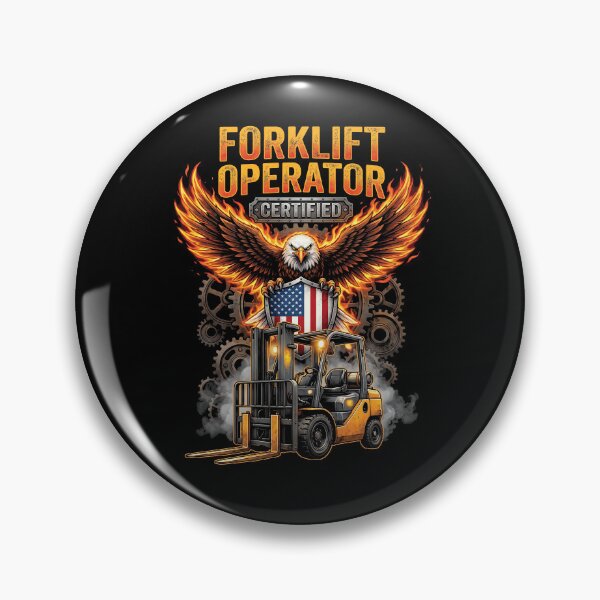 Item preview, Proud Forklift Operator Certified Work Life Saying designed and sold by FOCUSED QUOTES CO.