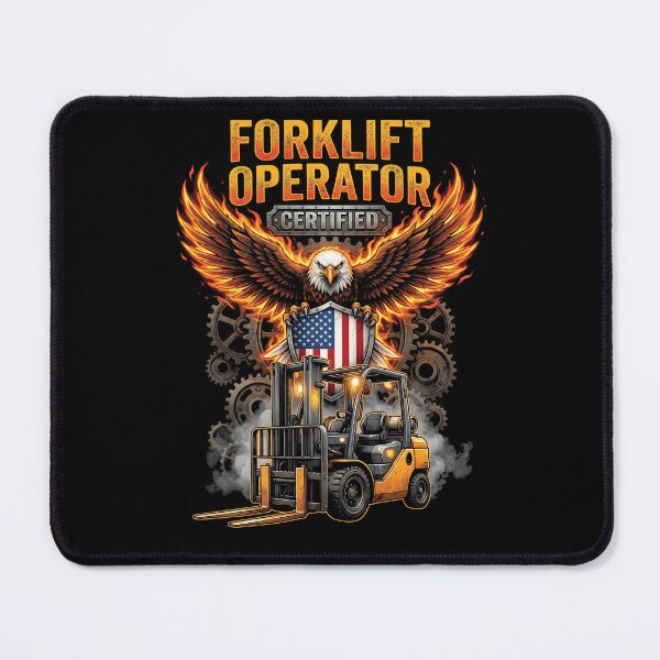 Item preview, Proud Forklift Operator Certified Work Life Saying designed and sold by FOCUSED QUOTES CO.