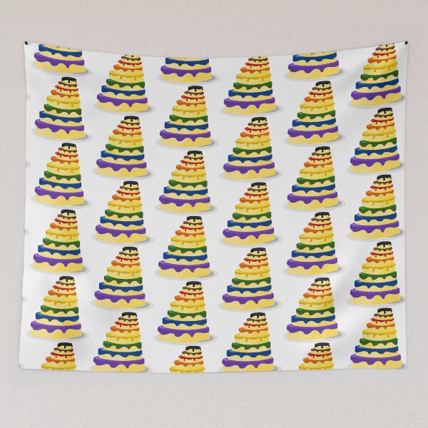 Item preview, Philly Rainbow Pride Flag Cake designed and sold by HarveyHandcraftsandDesigns.