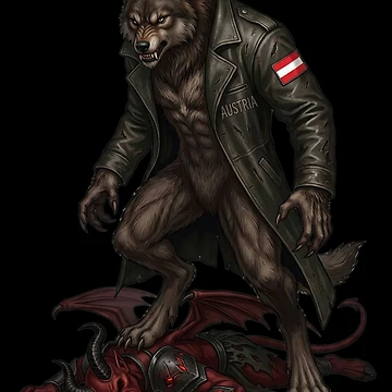 Artwork thumbnail, Austrian werewolf defeats the devil by ReneMM