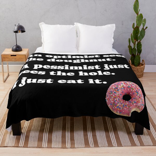 Item preview, Doughnut Philosophy Funny Quote designed and sold by Horningamere.