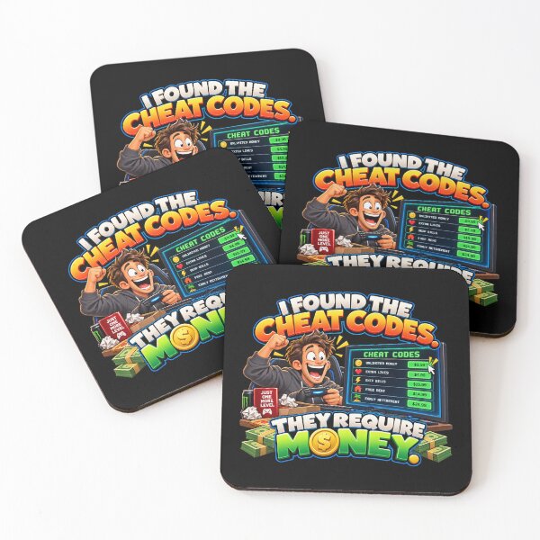 Item preview, I FOUND THE CHEAT CODES. THEY REQUIRE MONEY. designed and sold by signshirtz.