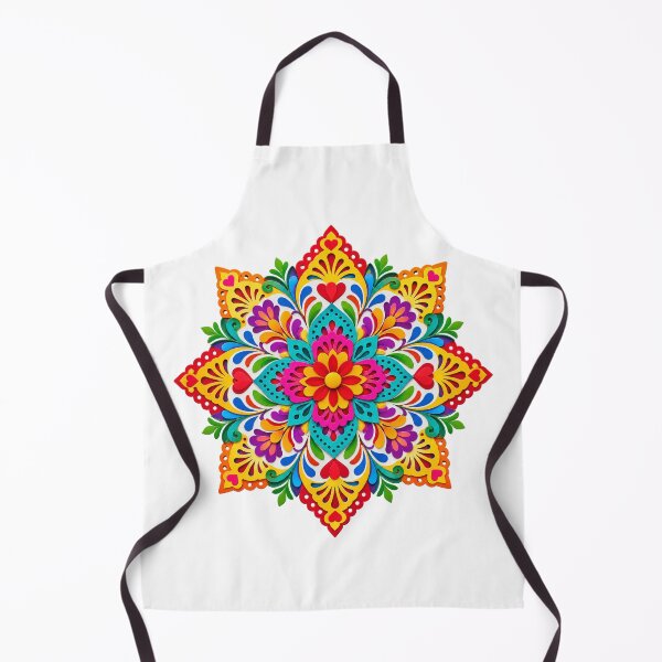 Artikelvorschau, Colorful Folk Art Flower entworfen und verkauft von syotos-ai.