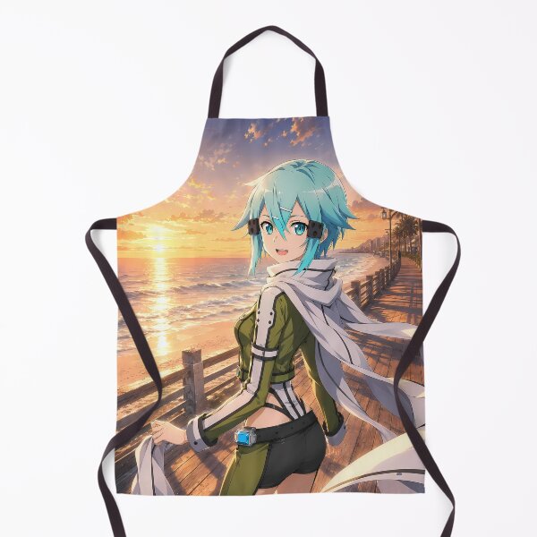 Artikelvorschau, Sinon Sword Art Online Strandpromenade bei Sonnenuntergang entworfen und verkauft von mildaclairmo.