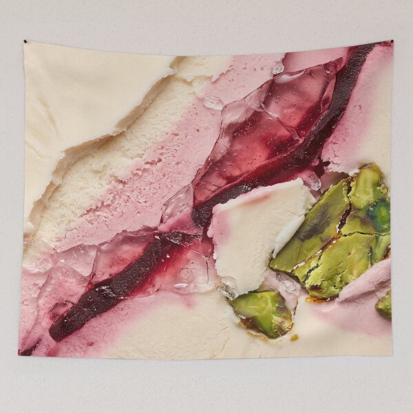 Item preview, Raspberry Semifreddo Split by Pistachio Praline designed and sold by ASSEMBLE WONDER.