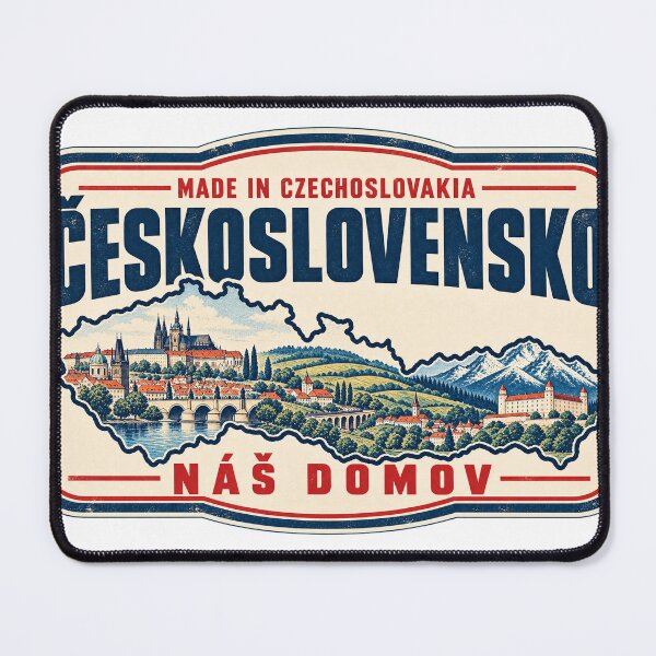 Item preview, Made in Czechoslovakia Czech Slovak Retro Pride designed and sold by The Abstract Vision.