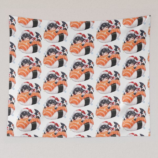 Item preview, Ellen Joe Zenless Zone Zero Christmas Chibi Sushi Squish designed and sold by mildaclairmo.