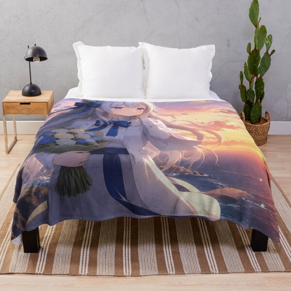 Aperçu de l'œuvre Euphyllia Magenta Tenten Kakumei Bouquet Coucher de soleil en bord de mer créée et vendue par mildaclairmo.