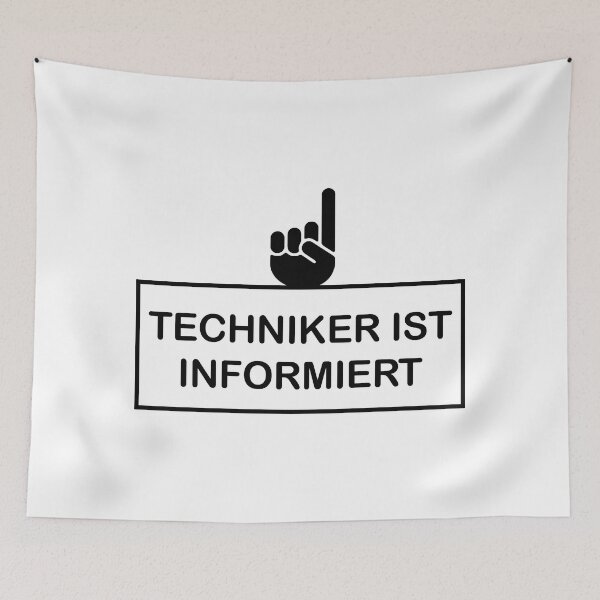 Artikelvorschau, TECHNIKER IST INFORMIERT (b) entworfen und verkauft von Pentamoby.
