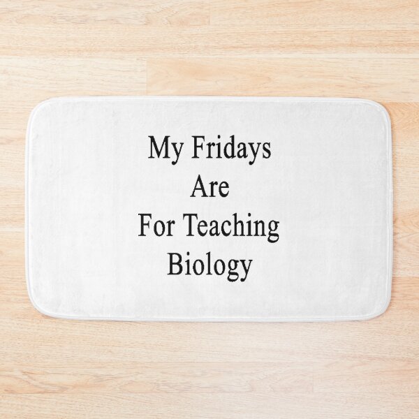 Item preview, My Fridays Are For Teaching Biology Funny Educator Design designed and sold by sollymbombi1.