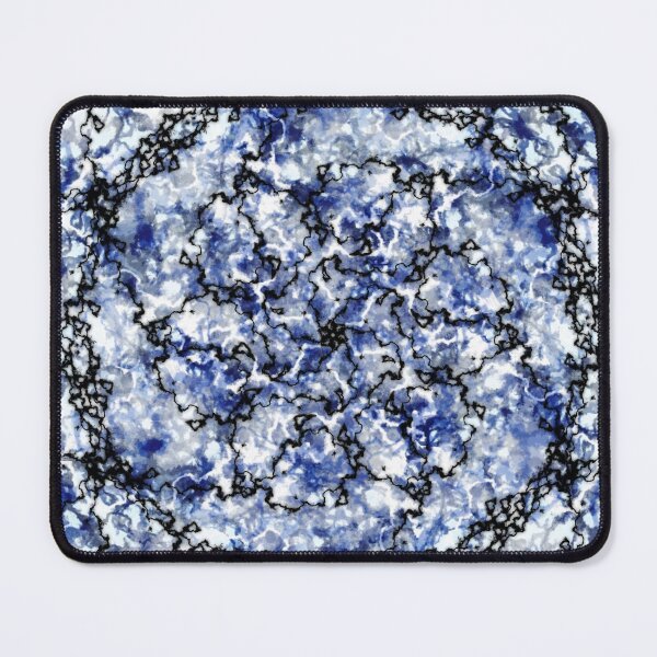 Item preview, Swirly blue tye dye like pattern designed and sold by Thistlegrove.