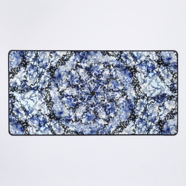 Artikelvorschau, Wirbelndes blaues Batikmuster entworfen und verkauft von Thistlegrove.