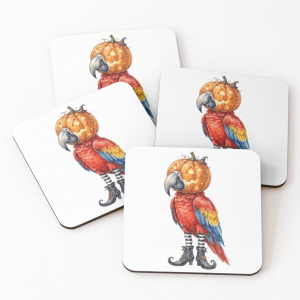 Item preview, Pumpkin Head Macaw designed and sold by Tiffany Roy.