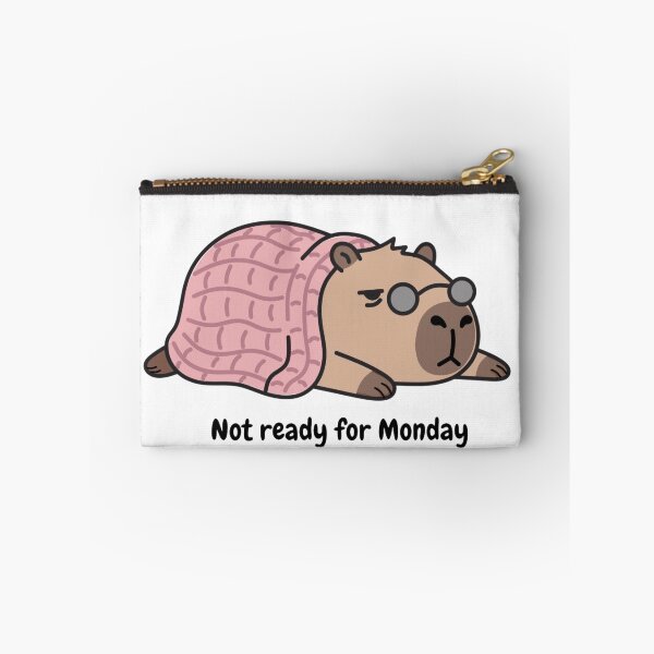 Item preview, Not Ready For Monday Cozy Capybara designed and sold by Chonkibao.