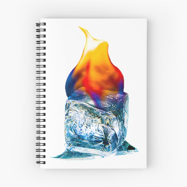 Item preview, Ice and Fire Elemental Contrast Design for Nature Lovers designed and sold by Flamesxheart.