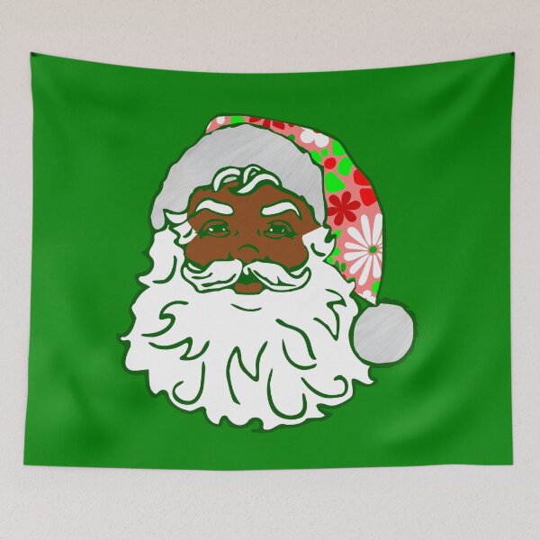 Item preview, vintage christmas groovy 1960s african black santa designed and sold by Gossip Rag.