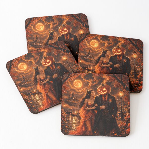 Item preview, Headless Horseman Moonlight Stroll – Halloween Gothic Fantasy Art designed and sold by TheHorsemanRidesAgain.