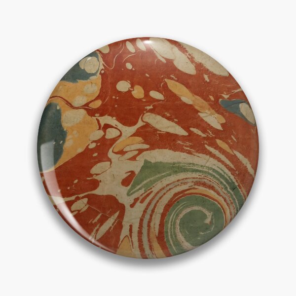 Item preview, Vintage Spiral Terracotta Marbling Pattern designed and sold by footnotes-club.