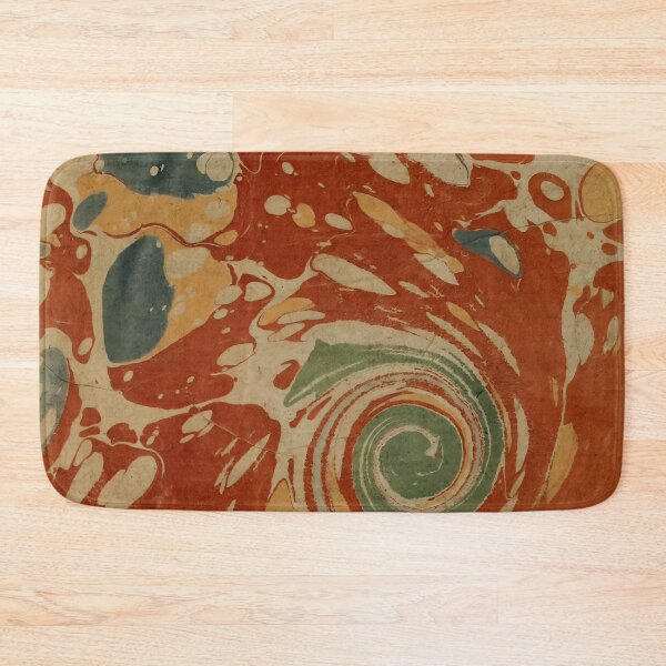 Item preview, Vintage Spiral Terracotta Marbling Pattern designed and sold by footnotes-club.