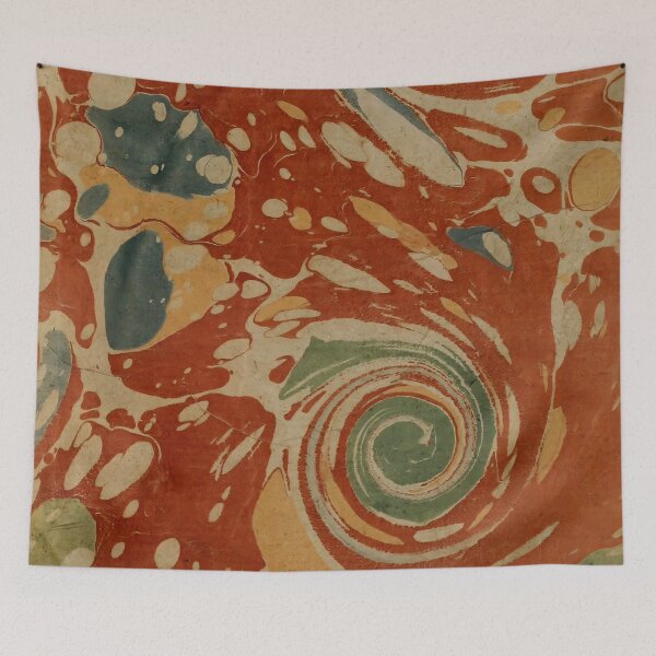 Artikelvorschau, Vintage Spiral Terracotta Marmormuster entworfen und verkauft von footnotes-club.