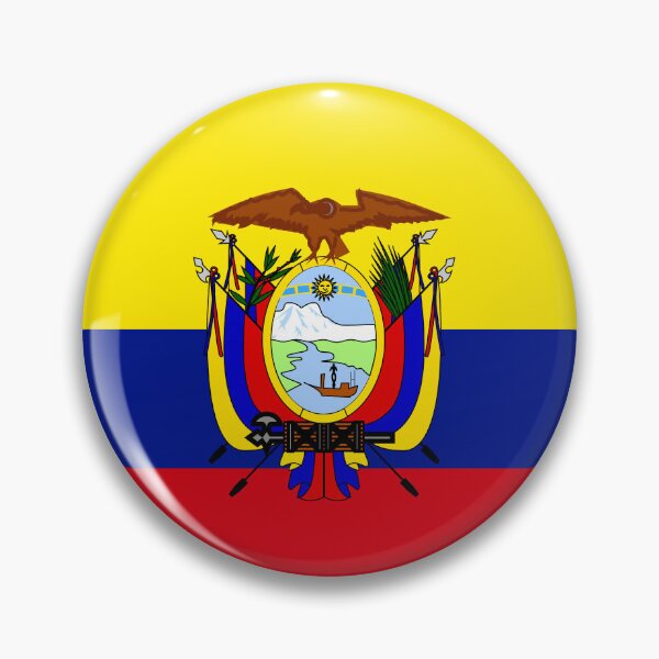 Item preview, Bandera circular de Ecuador EC designed and sold by shitpostee.