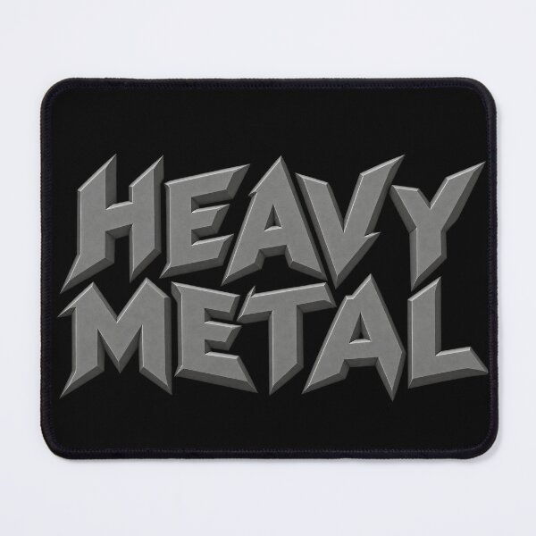 Item preview, Heavy Metal Typography designed and sold by PrintGo26.